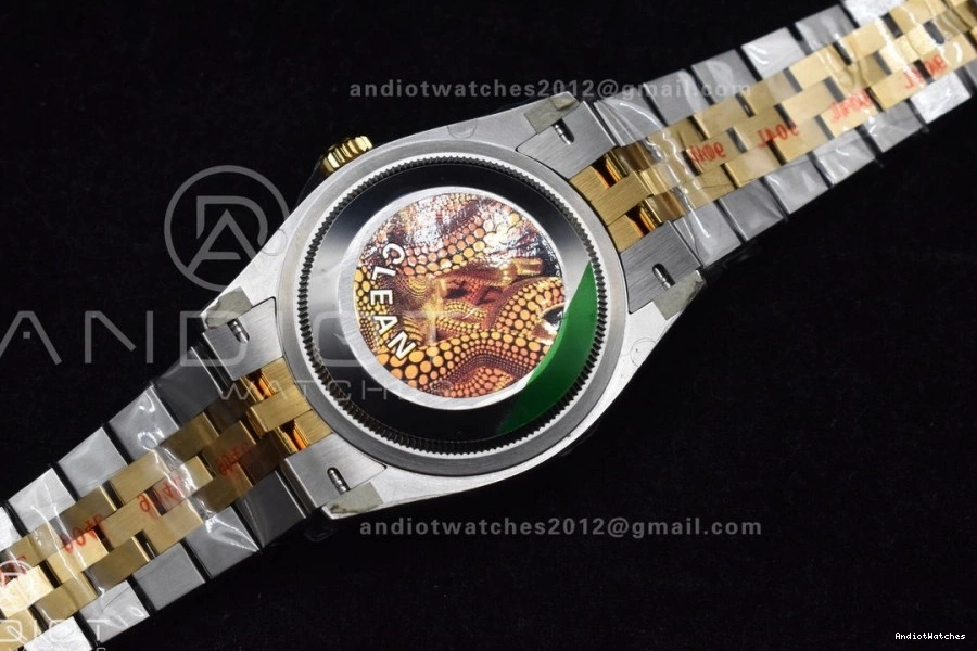 Clean Steel 556 Diamonds 904L RelaxedFit Jubilee 126233 YG VR Dial DateJust Edition on 36 Bracelet SS 1:1 Black Best 0306